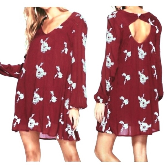 FREE PEOPLE EMBROIDERED EMMA SWING DRESS - Picture 2 of 8